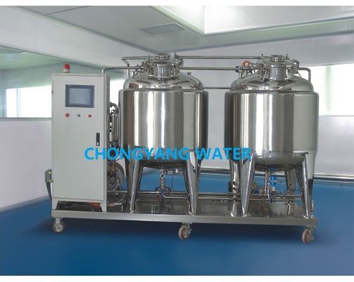 SS Cip Solution Πλύση Δεξαμενής νερού Αυτοματοποιημένο Σύστημα Cip Ζυθοποιίας στη Βιομηχανία Τροφίμων