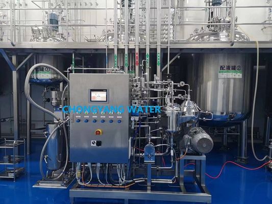 Πλήρες αυτόματο σύστημα CIP Cip Industry Food Skid με αισθητήρα
