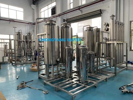 Ελεγχόμενο από PLC Φαρμακευτικό σύστημα νερού από ανοξείδωτο χάλυβα για την κατασκευή νερού φαρμακευτικών προϊόντων