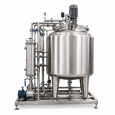 Σύστημα προετοιμασίας διαλύματος Biophar 1000L με δοχείο SS316L (Κανονισμός GMP, χειρισμός με οθόνη αφής)