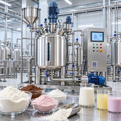 800L Powder Dissolving Mixing System with High Shear Mixer and SS316L Tank