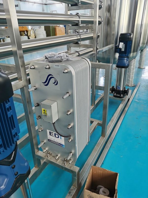 0.25T, 0.5T/H Βιομηχανική μονάδα EDI για σύστημα εγκαταστάσεων καθαρισμού νερού